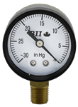 0-30 2^ Dry Vacuum Gauge, (Not For Potable Water)