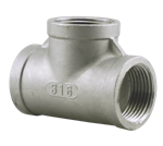 1-1/2^ 316 Stainless Steel Tee