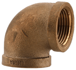 1-1/2^ Bronze 90° Elbow