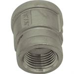 1-1/2^ X 1/2^ Stainless Steel Reducer Coupler