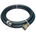 1-1/2^ x 20' PVC Heavy Duty Suction Hose with Aluminum Camlock x MPT Fittings