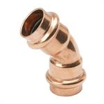 1-1/4^ Copper Press Fit 45deg Elbow