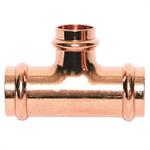 1-1/4^ X 1-1/4^ X 3/4^ Copper Press Fit Reducing Tee