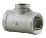 1-1/4^ X 1-1/4^ X 3/4^ Stainless Steel Reducing Tee