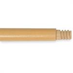 1-1/8^ x 60^ Threaded & Varnished Handle for 48^ Push Broom