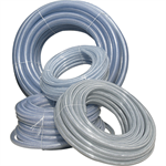 1^ Clear Braided Hose 100 Ft. Roll