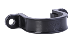 1^ Hogflo Poly Pipe Straps  with click lock tabs for easy installation.