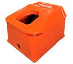 1-Hole Energy-Free Tusker Water Trough, Orange