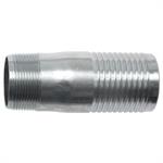 1^ MPT x 1-1/4^ Barb Galvanized Adapter for Poly Pipe