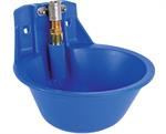 1-Piece Large Blue Water Bowl with Super Flow Valve. 22 Lpm flow rate. With Clam