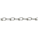 #1 Twin Loop Chain  304 Stainless Steel 100' Roll / 155lbs WLL