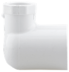 1^ X 1/2^ Slip X Slip 90deg PVC Reducing Elbow