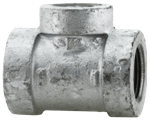 1^ x 1^ x 1/2^ Galv. Sch 80 Reducing Tee