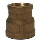 1^ x 3/4^ Bronze Reducing Coupler