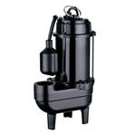 1/2 HP Cast Iron 2^ Sewage Pump with Tethered Float Switch and 20 foot cord