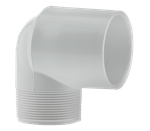 1/2^ MIPT X Slip 90deg PVC Street Elbow