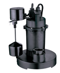 1/3 HP Thermoplastic Sump Pump with Vertical Float