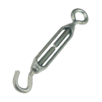 1/4^ Double Turnbuckle Hook & Eye Cast Zinc