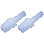 1/4^ Hose Barb X 1/4^ MPT Adapter, Nylon, 2 PK