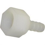 1/4^ Hose Barb x 1/4^ Female Thread Nylon Swivel Fitting