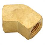 1/8^ Extruded Brass 45 deg Elbow