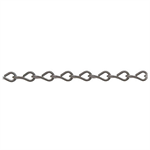 #12 Single Jack Chain  Zink Plated - 100 ft/reel