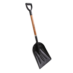 12 x 30 Poly Bull Scoop Shovel with High-tech Infused Poly for Cold