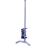 18^ Double Outlet Galv Pipe & Adj Bracket, 1 nipple/2 pens