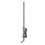 18^ Stainless Steel Single Outlet Pipe & Bracket