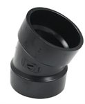 2^ ABS 22-1/2°  Elbow SxS - 50 pcs/case