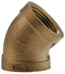 2^ Bronze 45 Degree Elbow
