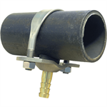 2^ SS Saddle Kit - fits 2^ pipe, with 1/2^ Hose Barb