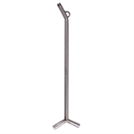 24^ 304SS Hanging Hog Water Pipe Only - Double Outlet