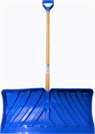 24^ Barn/Snow Scraper Blue with Wood Handle and Poly D 40^ Handle 6 per Case
