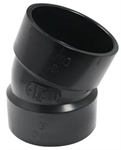 3^ ABS 22-1/2°  Elbow SxS - 20 pcs/case