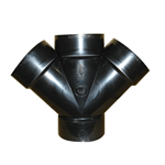 3^ ABS Double Wye - 15 pcs/case