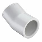 3^ Slip X Slip 22.5deg PVC Elbow