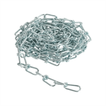 #3 Twin Loop Chain  Zinc Plated 200ft Roll