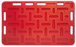 30^ X 48^ Red Poly Sorting Panel