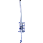 36^ Single 1 Pen Pipe And Bracket (heavy duty)
