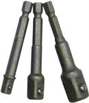 3Pc Impact Socket Driver Adapter Set 1/4^, 3/8^, 1/2^