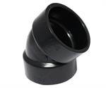 4^ ABS LONG RADIUS 45° Elbow - 15 pcs/case