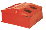 4-Hole Energy-Free Tusker Water Trough, Orange