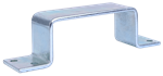 6-1/2^ Heavy Duty Door Pull Handle Zinc. Square style.