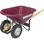 6 CUBIC 800LB Capacity Extra Heavy Duty Wheel Barrow With 2 Ribbed