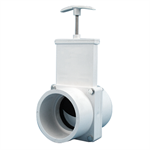 6^ PVC White Slide Valve