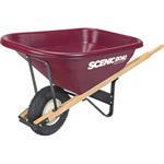 8 CUBIC 800LB Capacity Extra Heavy Duty Wheel Barrow With 1 Knobby