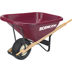 8 CUBIC 800LB Capacity Extra Heavy Duty Wheel Barrow With 1 Turf