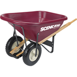 8 CUBIC 800LB Capacity Extra Heavy Duty Wheel Barrow With 2 Flat