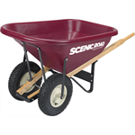 8 CUBIC 800LB Capacity Extra Heavy Duty Wheel Barrow With 2 Knobby